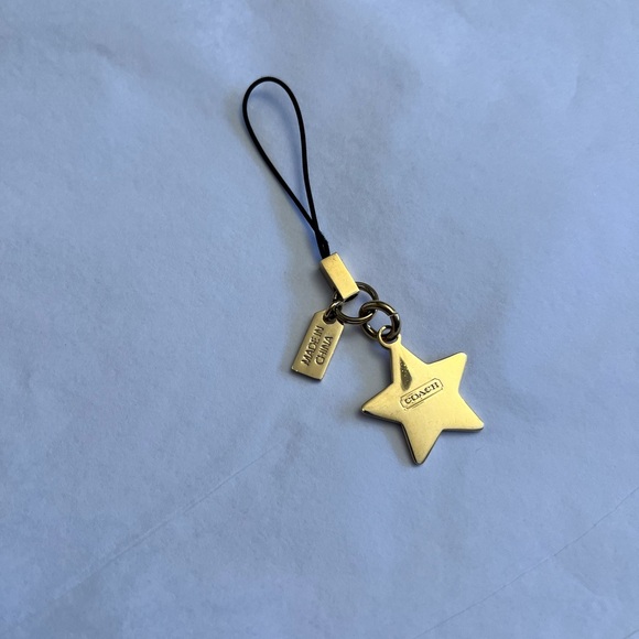 Coach Gold and Purple Star Keychain - Picture 2 of 2